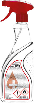 Anti-COVID dezinfekce, rozprašovač 500ml