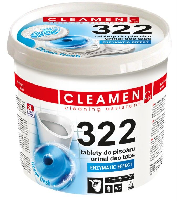 CLEAMEN 322 enzymatické tablety do pisoáru