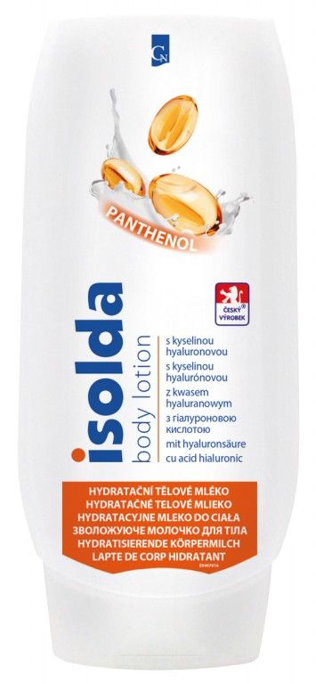 Isolda tělové mléko - hydratační s kyselinou hyaluronovou a panthenolem